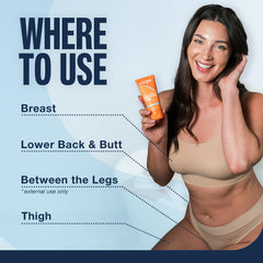 Carpe Feminine Care smooth cream texture ready to apply.