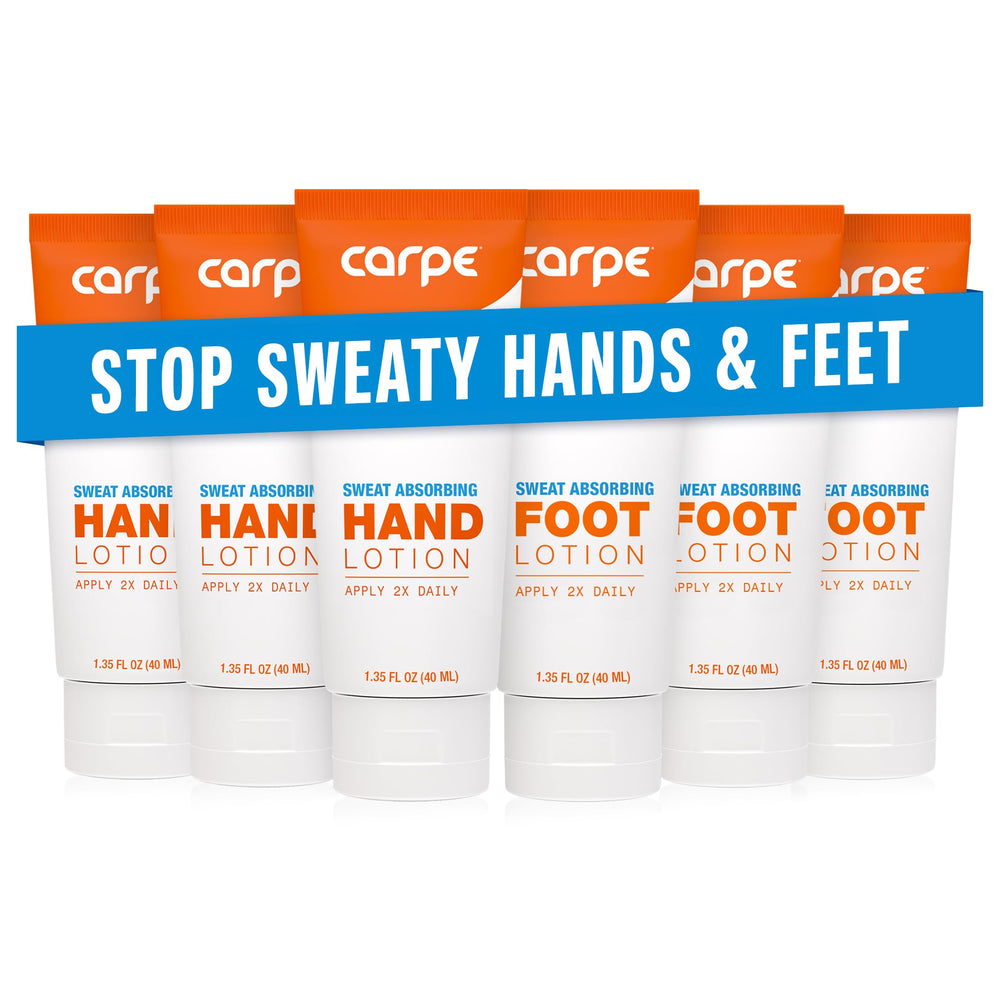 Carpe Lotion Absorbante Main : réduction possible de l'humidité des mains.
