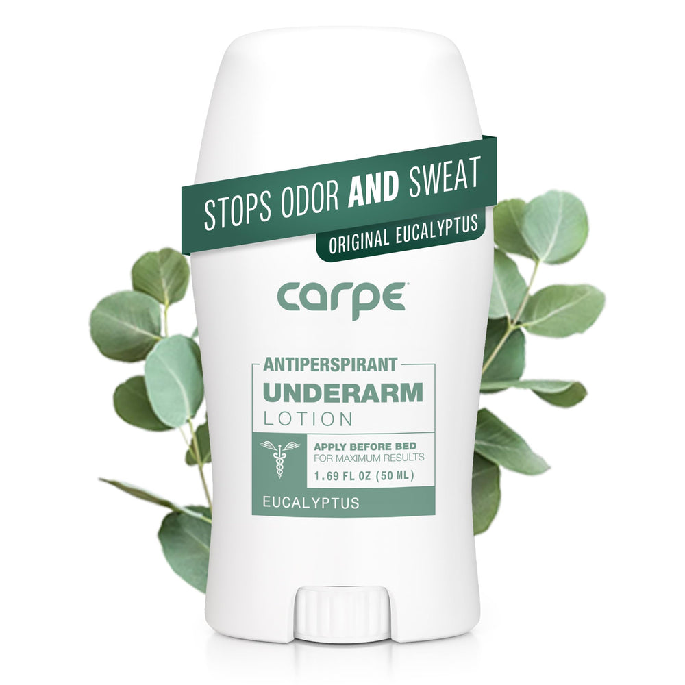 Carpe-lotion-antiperspirante-eucalyptus-bouteille: fraîcheur durable et protection contre la transpiration.