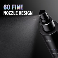 CARSLAN spray-poudre-fine-application-maquillage: fixation légère et naturelle.