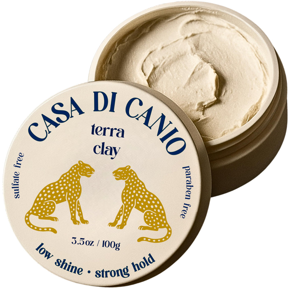 Casa Di Canio Terra Clay – bouteille pratique pour coiffage rapide et précis