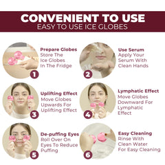 Globes Castal Blue Cou Rose – tonifiant du cou