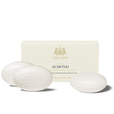 Caswell-Massey Savon Almond ensemble 3 barres, hydratation douce après chaque lavage