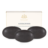 Caswell-Massey Savon Santal, coffret 3x5 oz, parfum enveloppant et hydratant.