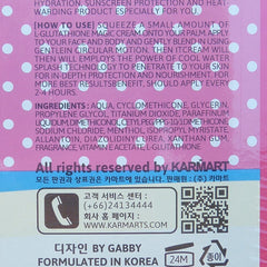 Texture soyeuse de Cathy Doll L-Glutathione, application douce.