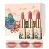 Catkin baume lèvres couleur changeante dans étui couture; effet personnalisé durable.