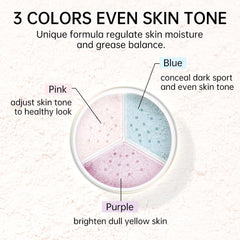 Catkin velour puff offers gentle, skin-friendly application.