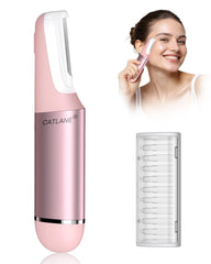 CATLANE dermaplanage visage: un rasoir doux pour exfolier et lisser la peau.
