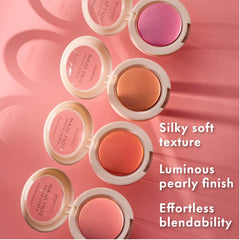 Texture veloutée du blush pour une application douce et homogène