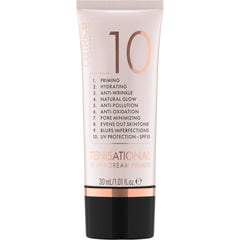 Catrice Ten! Sational 10 en 1 primer – flacon élégant prêt à l'application.