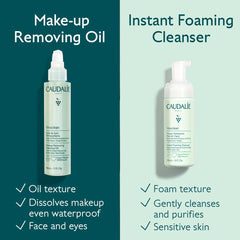 Caudalie Vinoclean, extrait de sauge purifiant, tonifie et clarifie les pores.
