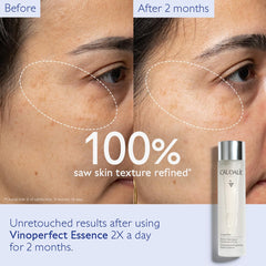 Caudalie Vinoperfect Essence: application coton facilitant utilisation matin et soir