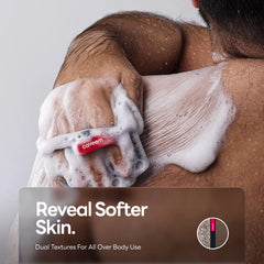 Éponge exfoliante Caveem pour le corps, nettoyage en profondeur.