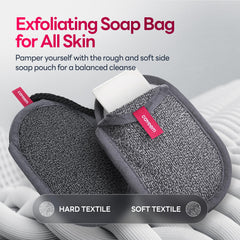 CAVEEM sac à savon produit une mousse riche pour une douche généreuse