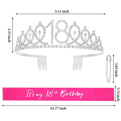 Cavetee bandeau rose vif-anniversaire, parfait pour marquer l'occasion avec style.