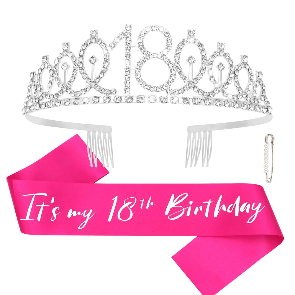 Cavetee couronne-strass 18e-anniversaire, brillance durable pour vos photos.
