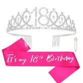 Cavetee couronne-strass 18e-anniversaire, brillance durable pour vos photos.
