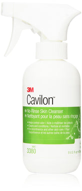 Cavilon: bouteille sans rinage de 8 oz pour nettoyer la peau en douceur.
