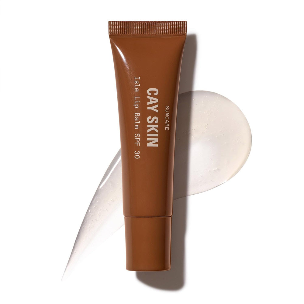 Cay Skin Isle Lip Balm SPF 30, brillance lumineuse pour lèvres hydratées et protégées