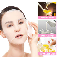 Masque déployé en 23x20 cm pour une couverture faciale confortable.