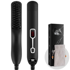 Cayzor brosse-lisseur barbe rapide pour un look net et durable.