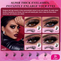 CCODDY Bombshell X – vison naturelle et toucher doux pour des cils réalistes.