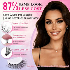 CCODDY Waltz Lash Clusters – colle et scellant faciles à utiliser et fiables.