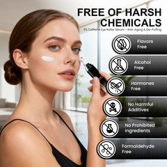 Formule anti-ride yeux avec peptides pour un regard lissé.
