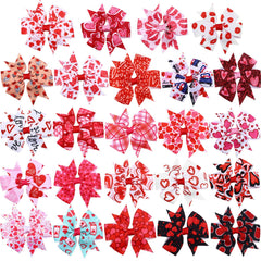 Barrettes Ceenna - cœur romantique, parfaites pour Saint-Valentin et coiffures.