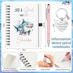 Carnet A6 Ceenna Requin carnet léger idéal pour notes et dessins.