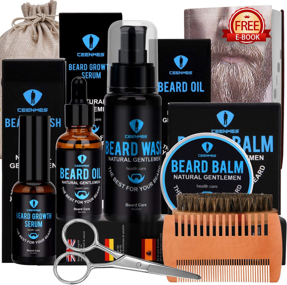Kit soin barbe complet Ceenwes prêt à l’emploi pour un look soigné