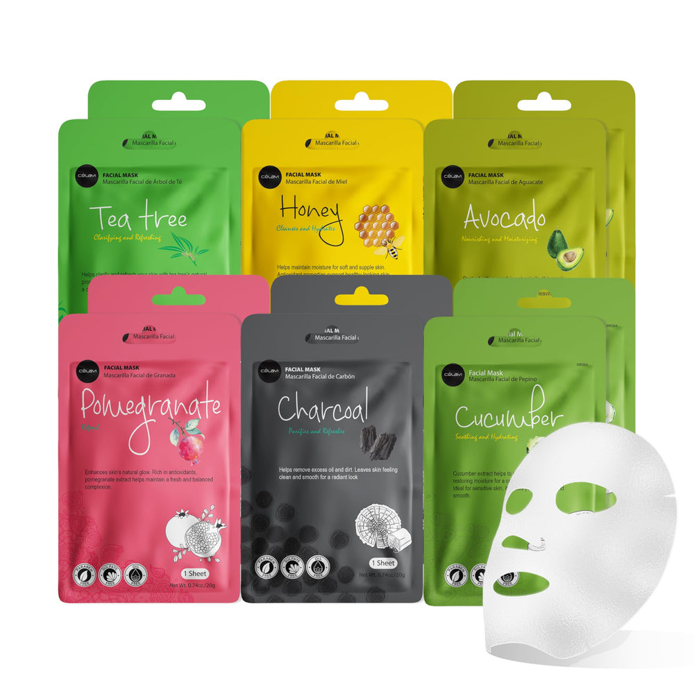 Celavi Essence masque arbre à thé en feuille, hydratation rafraîchissante
