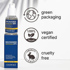 Sérum CELDYQUE hydrate et stimule le collagène pour une peau repulpée.