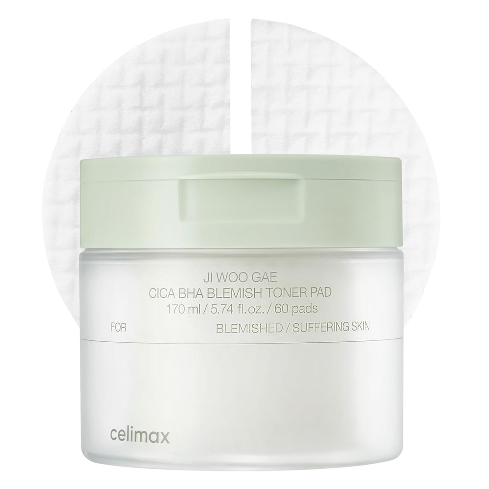 Celimax Ji.Woo.Gae Toner Pad – emballage pratique pour une routine nettoyante rapide