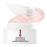 CENTELLIAN 24 Madeca Mela Capture Ampoule montrant les capsules pour un teint lumineux.