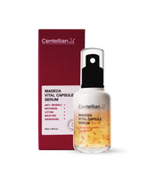 Sérum CENTELLIAN 24 Vital Capsule Serum dans la bouteille ampoule, hydratation en profondeur.
