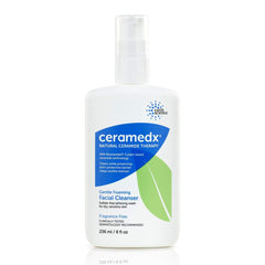 Ceramedx: bouteille nettoyant visage, nettoyage doux pour peau sensible.
