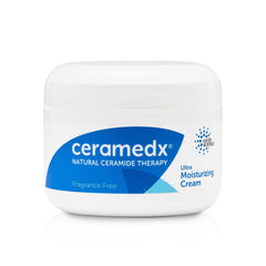 Texture onctueuse et légère de Ceramedx ceramide naturelle, application douce sans résidu.