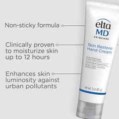 EltaMD So Silky Crème Mains avec céramides pour peau plus souple et protégée.