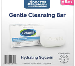 Cetaphil barre-nettoyante-douce-peau-seche: hydratation durable au quotidien.