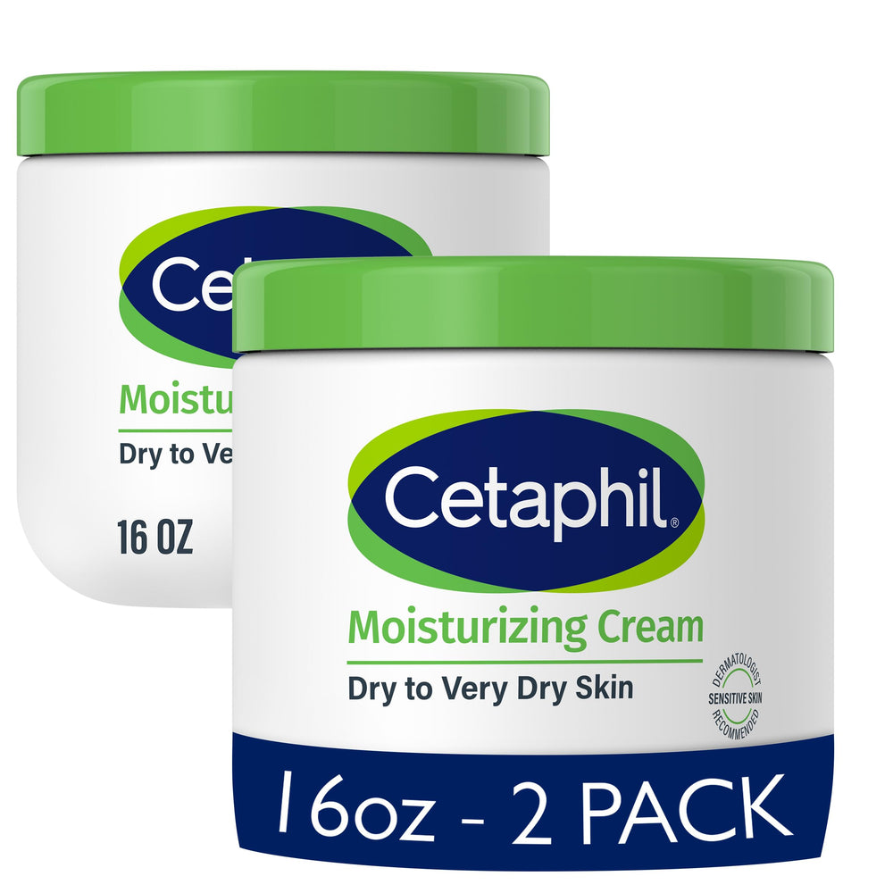 Cetaphil Crème Hydratante Visage et Corps – pack 2, hydratation durable.