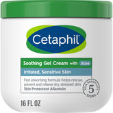 Bouteille Cetaphil Gel-Crème Apaisant Aloe, hydratation rapide pour peau sensible.