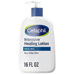 Cetaphil Intensive Healing Lotion ceramides, bouteille 16oz, hydratation longue durée pour peau sensible