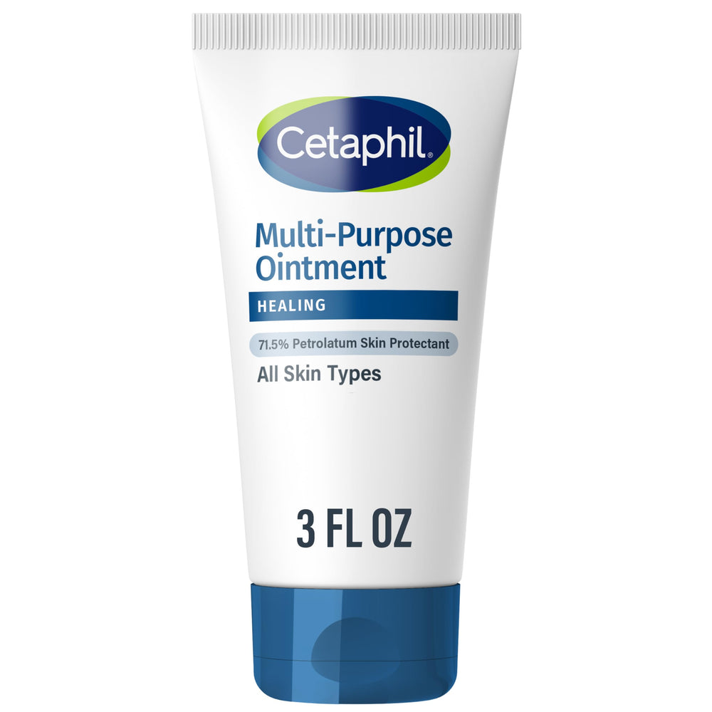 Pommade de guérison Cetaphil en flacon 3 oz, hydratation et protection rapides.