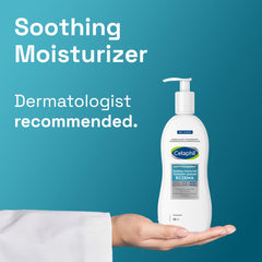 La crème Cetaphil Pro Restoraderm offre une texture soyeuse pour une hydratation rapide.