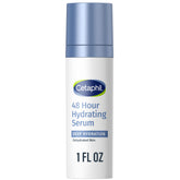 Sérum Cetaphil dans une bouteille, hydratation profonde sur 48 heures.