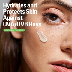 Cetaphil SPF35 protège contre UVA et UVB pour un teint lumineux.