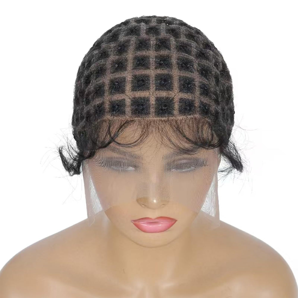 Cetiq cap crochet dentelle complète, aspect réaliste pour coiffure tressée naturelle.