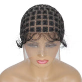 Cetiq cap crochet dentelle complète, aspect réaliste pour coiffure tressée naturelle.