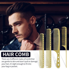 CGBARBER peigne coupe long dents arrondies pour sections nettes